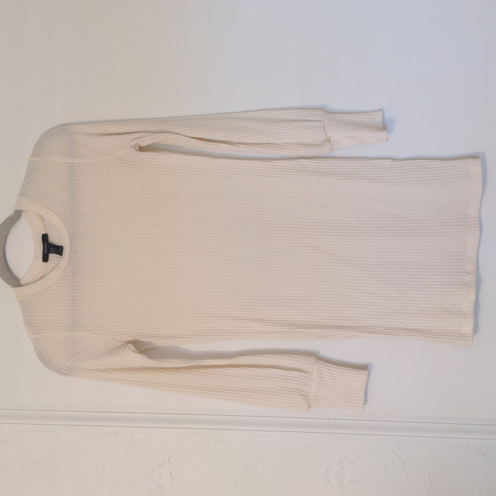 Cream Light Sweater Dress